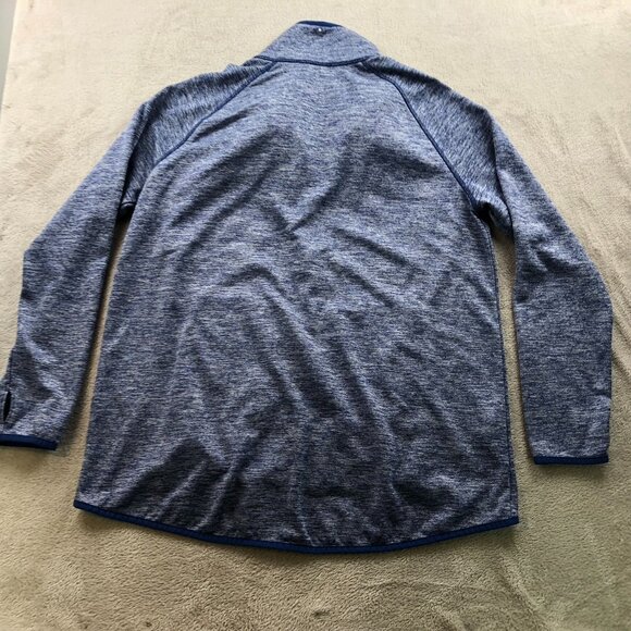Eddie Bauer Womens Jacket Size 2XL Stand Collar Outdoors Full Zip Blue Cozy - Picture 15 of 15
